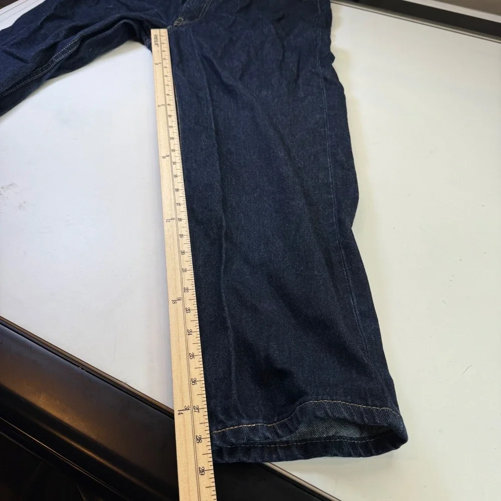 Levi's 550 Relaxed Fit Jeans Dark Wash Denim Everyday Wear Men's Size W38 L29